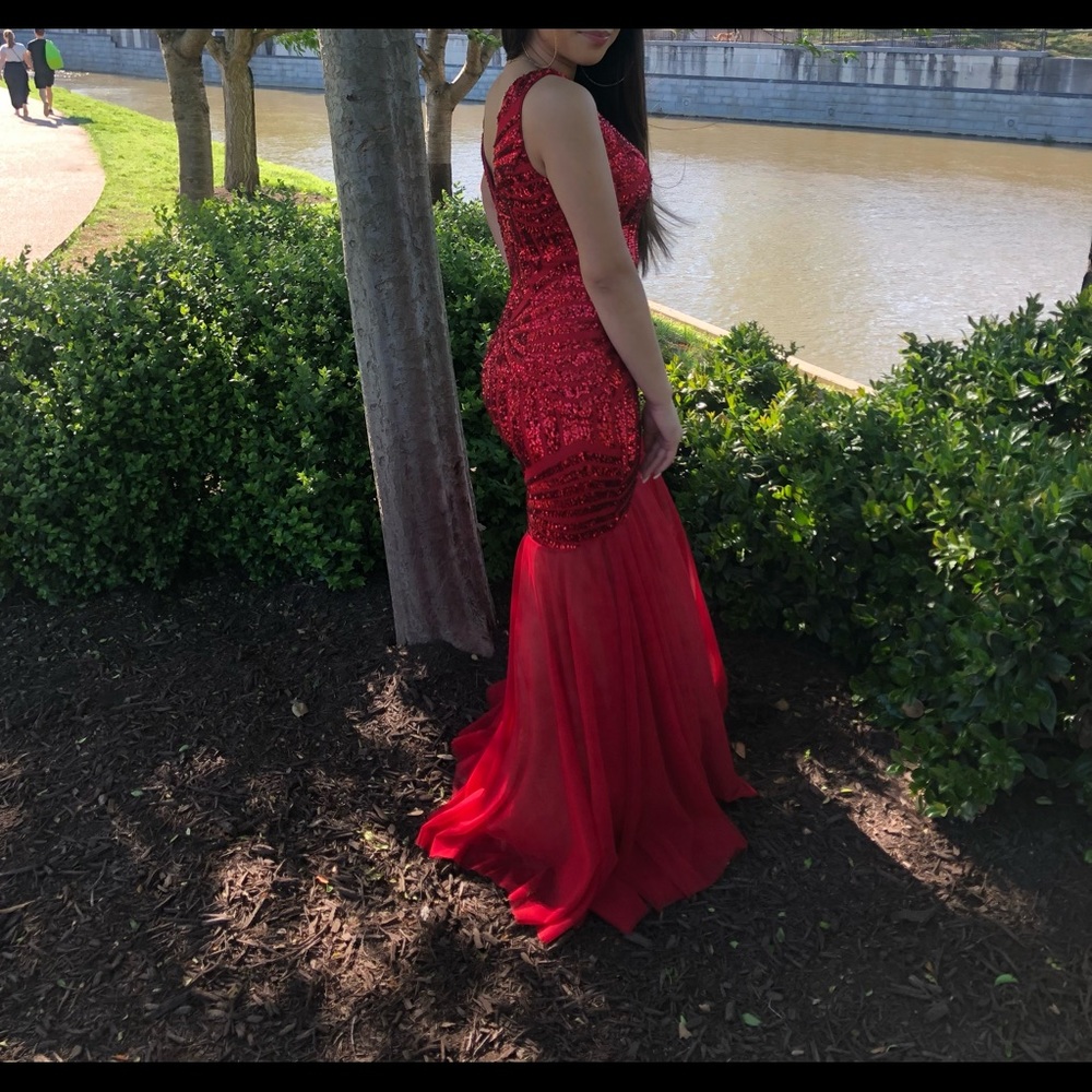 Red Prom Dress - Picture 3 of 3